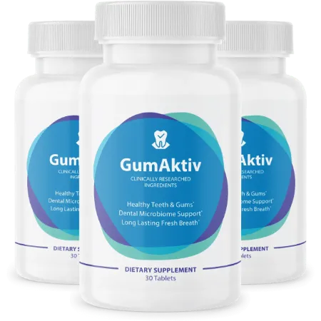 GumAktiv 3 bottles