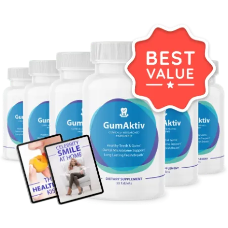GumAktiv 6 bottles